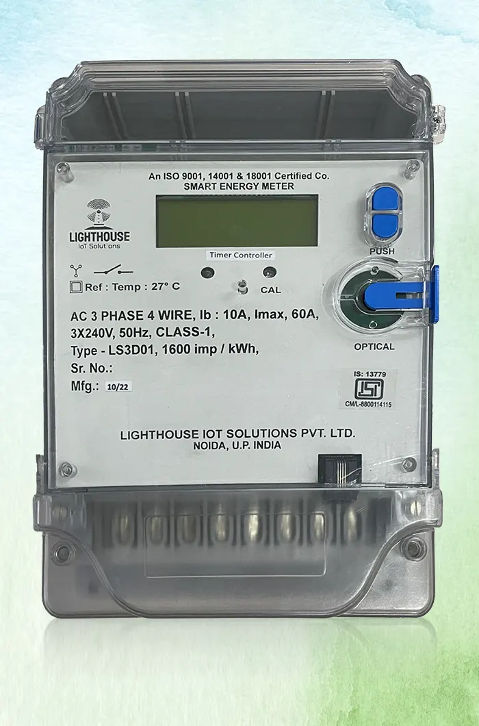 3 Phase, Static Energy Meter