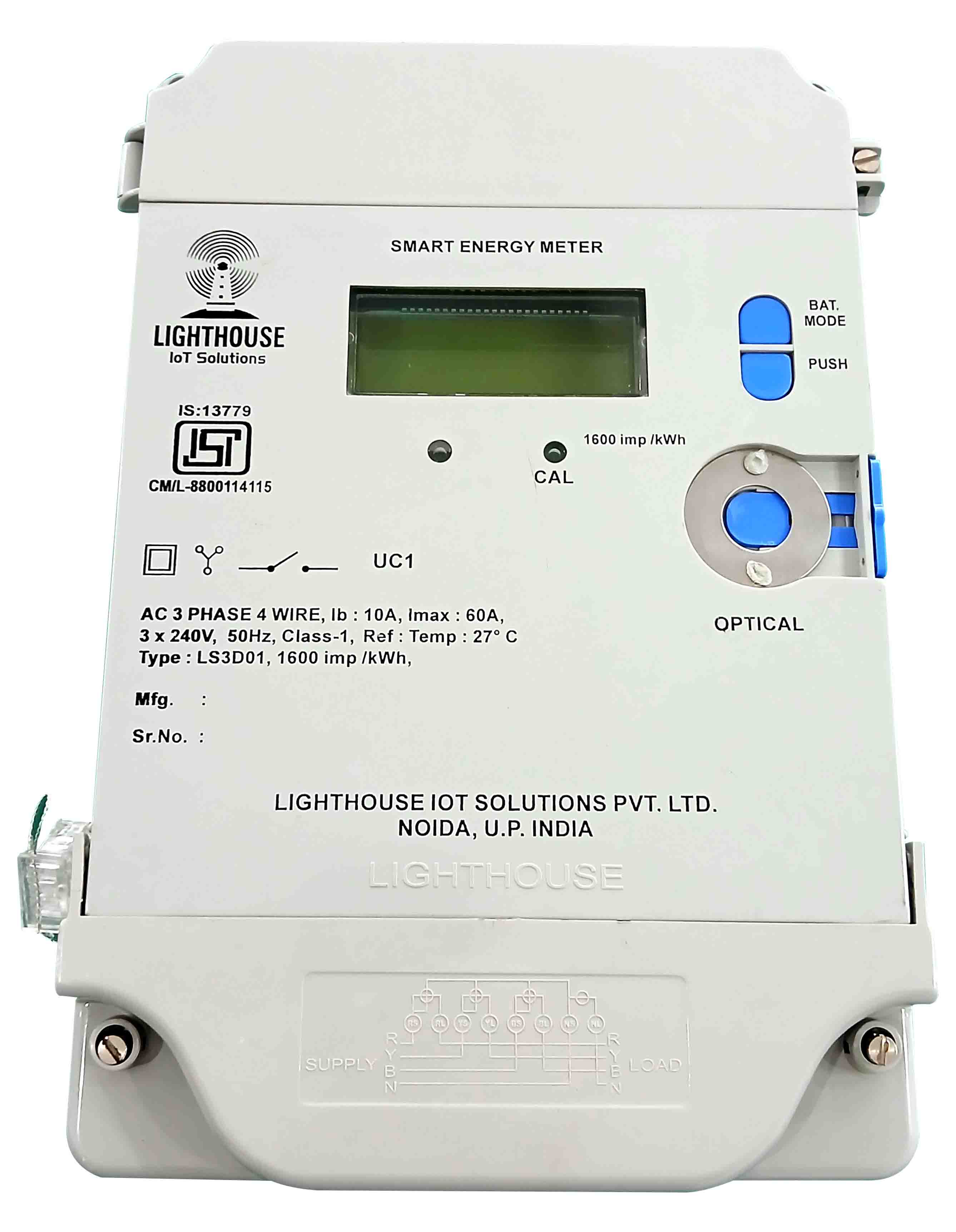 3 Phase Dual  Source Smart Energy MeterPhase Dual S